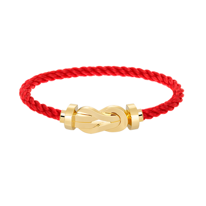 [Renovia Jewelry]CHANCE LARGE 8 FIGURE BUCKLE NO DIAMOND BRACELET GOLD