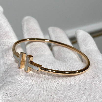 [Renovia Jewelry]T BRACELET 1.8MM MOP PINK GOLD