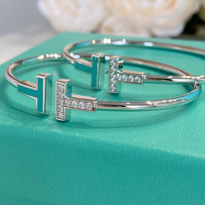 [Renovia Jewelry]T BRACELET 1.8MM TURQUOISE DIAMOND