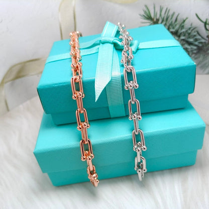 [Renovia Jewelry]HARDWEAR BRACELET PINK GOLD AND SILVER