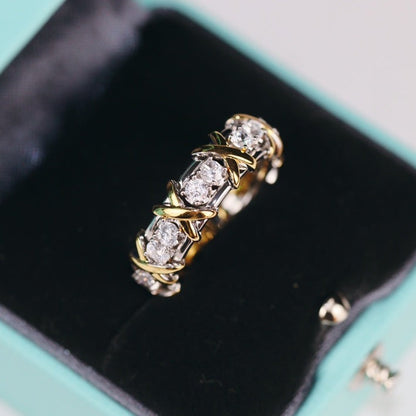 [Renovia Jewelry]SIXTEEN STONE RING GOLD