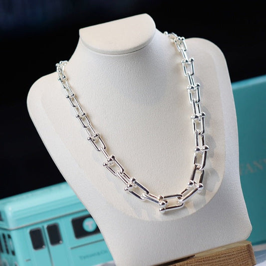 [Renovia Jewelry]HARDWEAR LINK SILVER NECKLACE