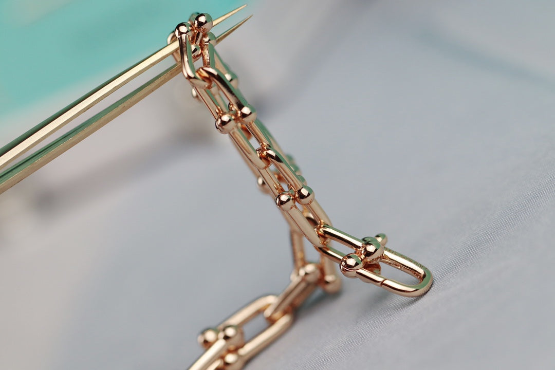[Renovia Jewelry]HARDWEAR LINK GOLD NECKLACE