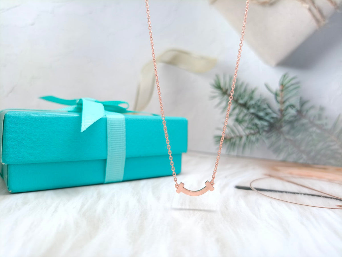 [Renovia Jewelry]MINI SMILE PEDANT NECKLACE