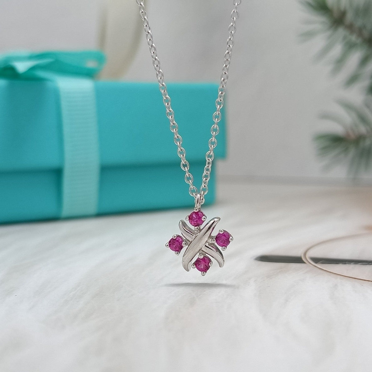 [Renovia Jewelry]PINWHEEL NECKLACE DIAMOND