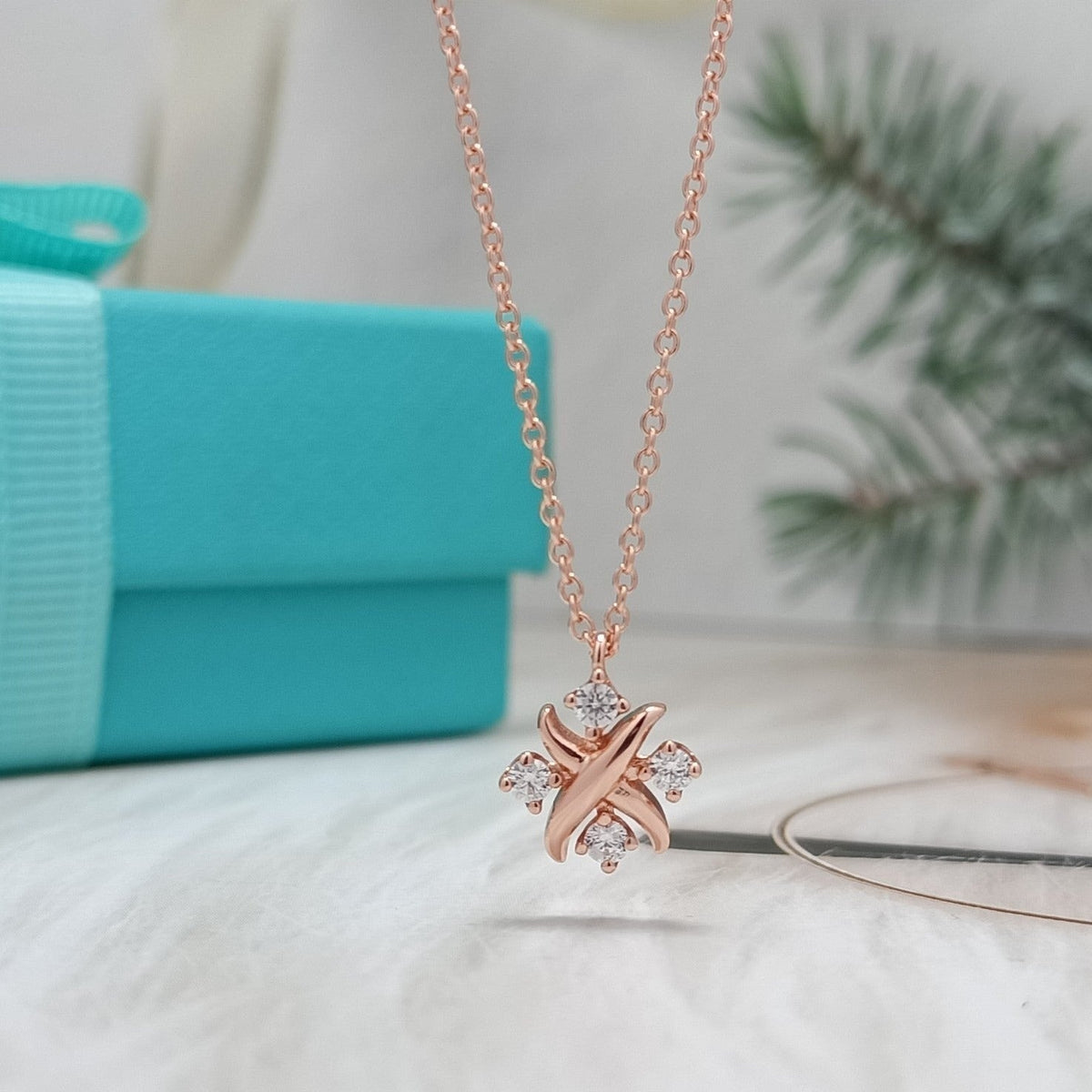 [Renovia Jewelry]PINWHEEL NECKLACE DIAMOND