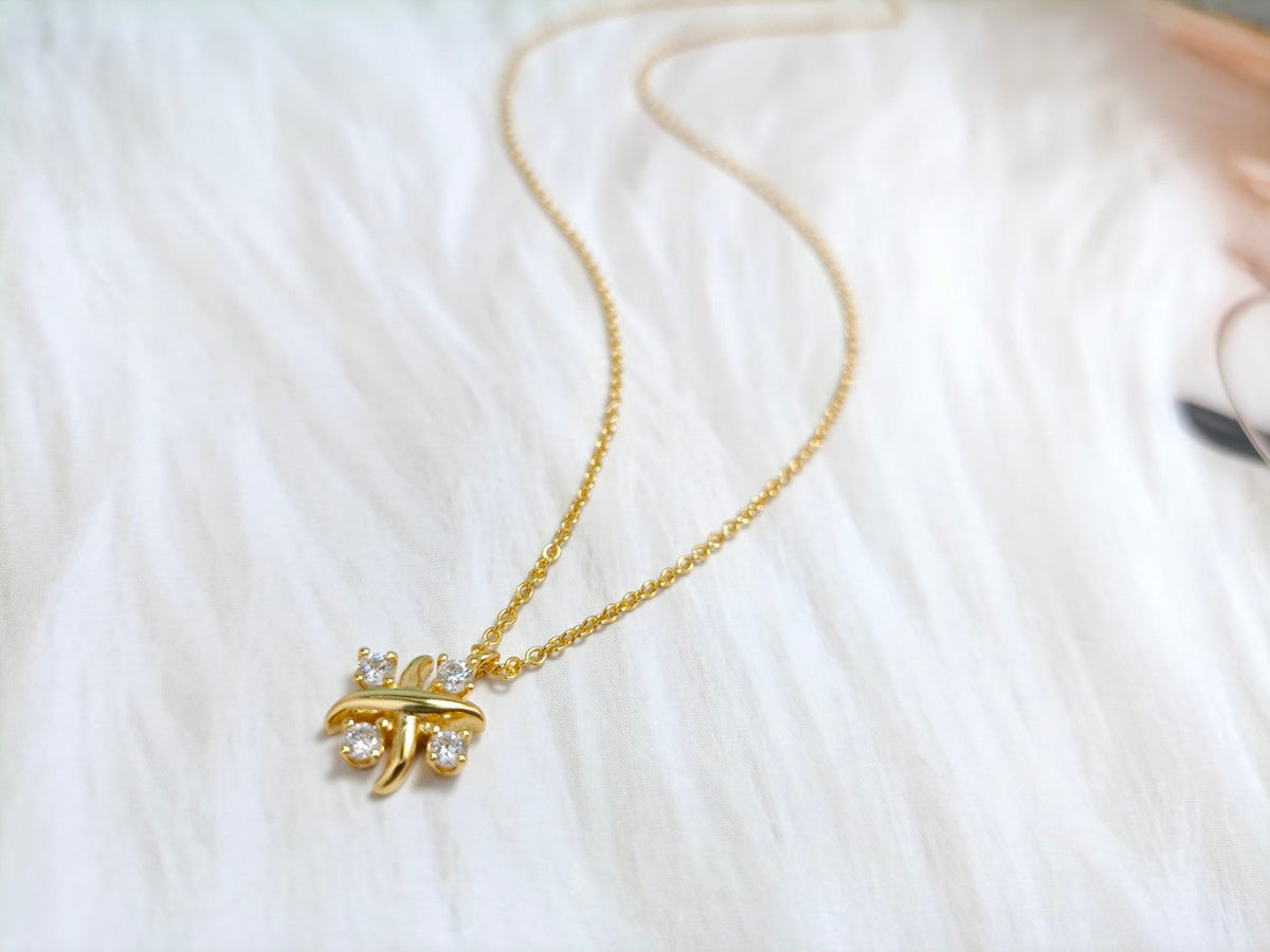 [Renovia Jewelry]PINWHEEL NECKLACE DIAMOND