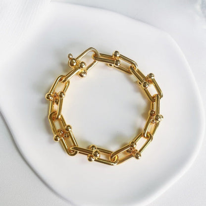 [Renovia Jewelry]HARDWEAR GOLD BRACELET