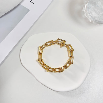 [Renovia Jewelry]HARDWEAR GOLD BRACELET