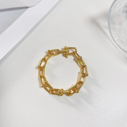 [Renovia Jewelry]HARDWEAR GOLD BRACELET