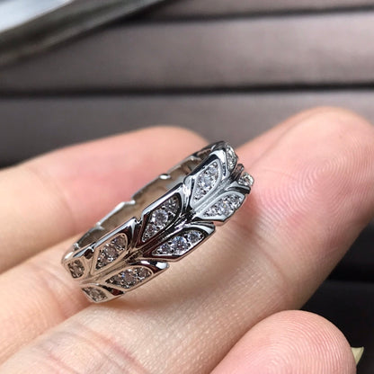[Renovia Jewelry]OLIVE LEAF RING DIAMONDS