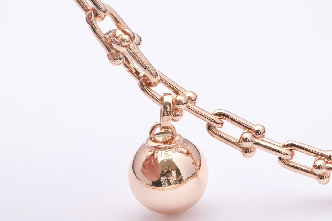 [Renovia Jewelry]HARDWEAR WRAP PINK GOLD BRACELET