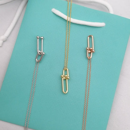 [Renovia Jewelry]HARDWEAR GOLD DROP PEDANT NECKLACE