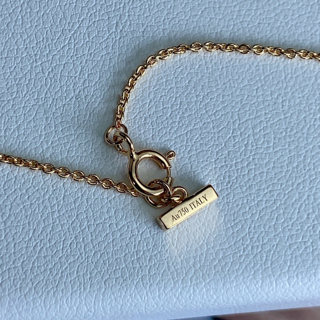 [Renovia Jewelry]T DIAMOND CIRCLE PEDANT NECKLACE