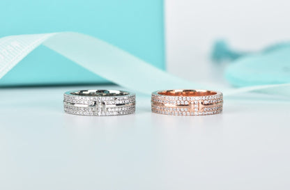 [Renovia Jewelry]T WIRE DIAMOND RING