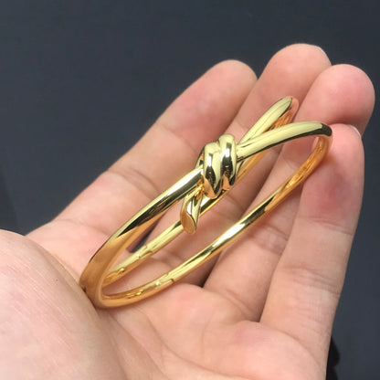 [Renovia Jewelry]KNOT DOUBLE ROWS BRACELET
