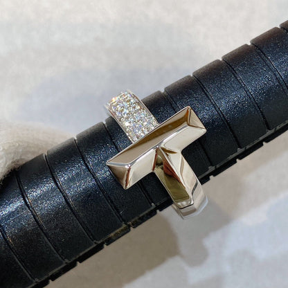 [Renovia Jewelry]T WIRE MEDIUM DIAMOND RING