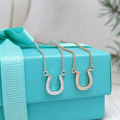 [Renovia Jewelry]U PEDANT DIAMOND NECKLACE