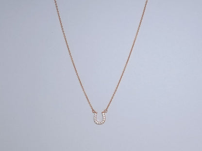 [Renovia Jewelry]U PEDANT DIAMOND NECKLACE