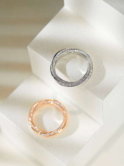 [Renovia Jewelry]SPIRAL DIAMOND RING