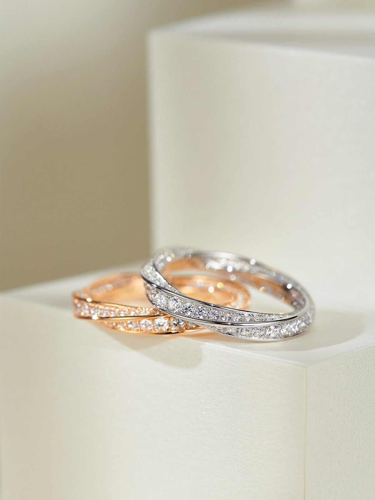 [Renovia Jewelry]SPIRAL DIAMOND RING