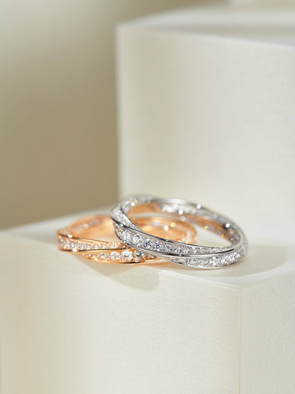 [Renovia Jewelry]SPIRAL DIAMOND RING