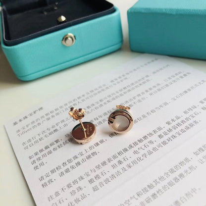 [Renovia Jewelry]PEARL CIRCLE EARRINGS MOTHER