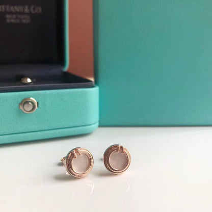 [Renovia Jewelry]PEARL CIRCLE EARRINGS MOTHER