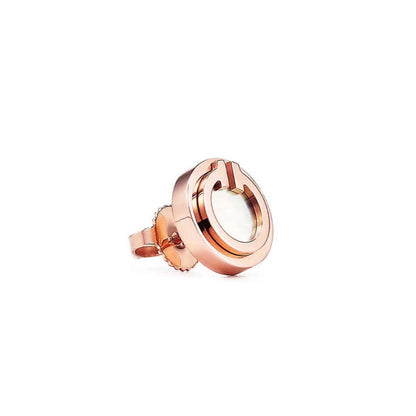 [Renovia Jewelry]PEARL CIRCLE EARRINGS MOTHER