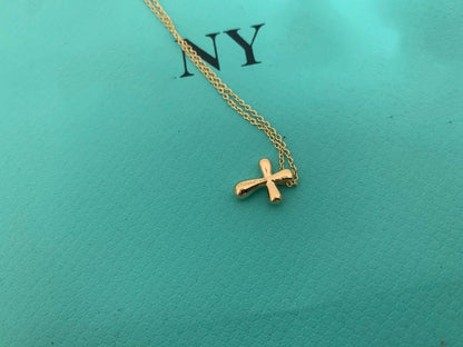 [Renovia Jewelry]CROSS PENDANT MINI BARE CROSS NECKLACE