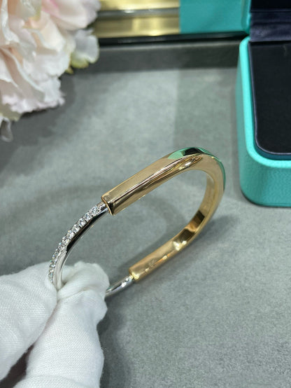 [Renovia Jewelry]LOCK BRACELET DIAMOND