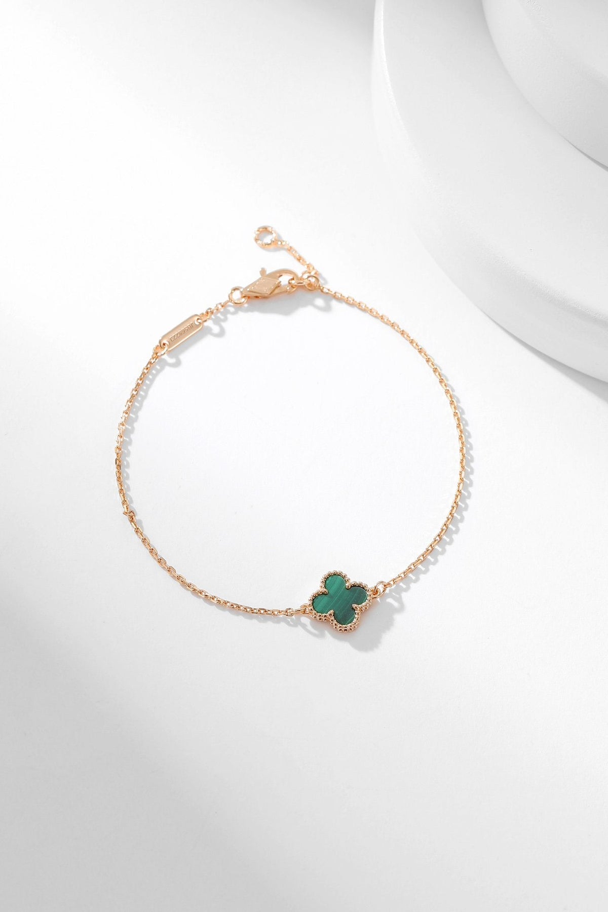 [Renovia Jewelry]CLOVER BRACELET MALACHITE 1 MOTIF