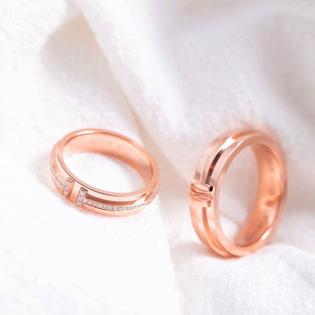 [Renovia Jewelry]T PINK GOLD RING