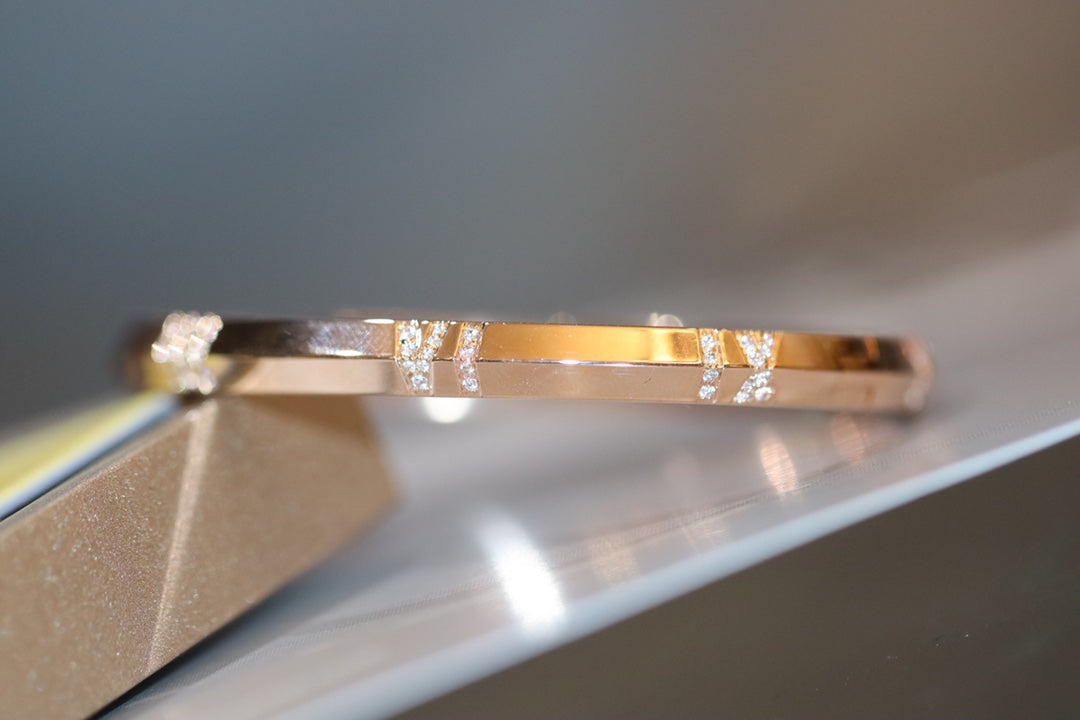 [Renovia Jewelry]ATLAS X PINK GOLD BRACELET