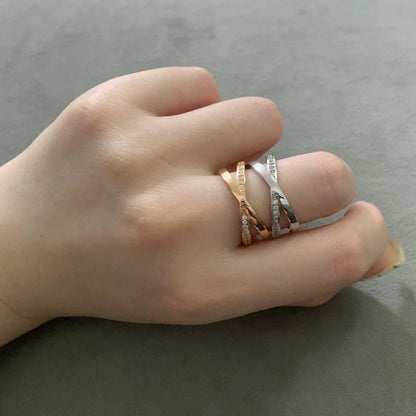 [Renovia Jewelry]ATLAS X DIAMOND RING