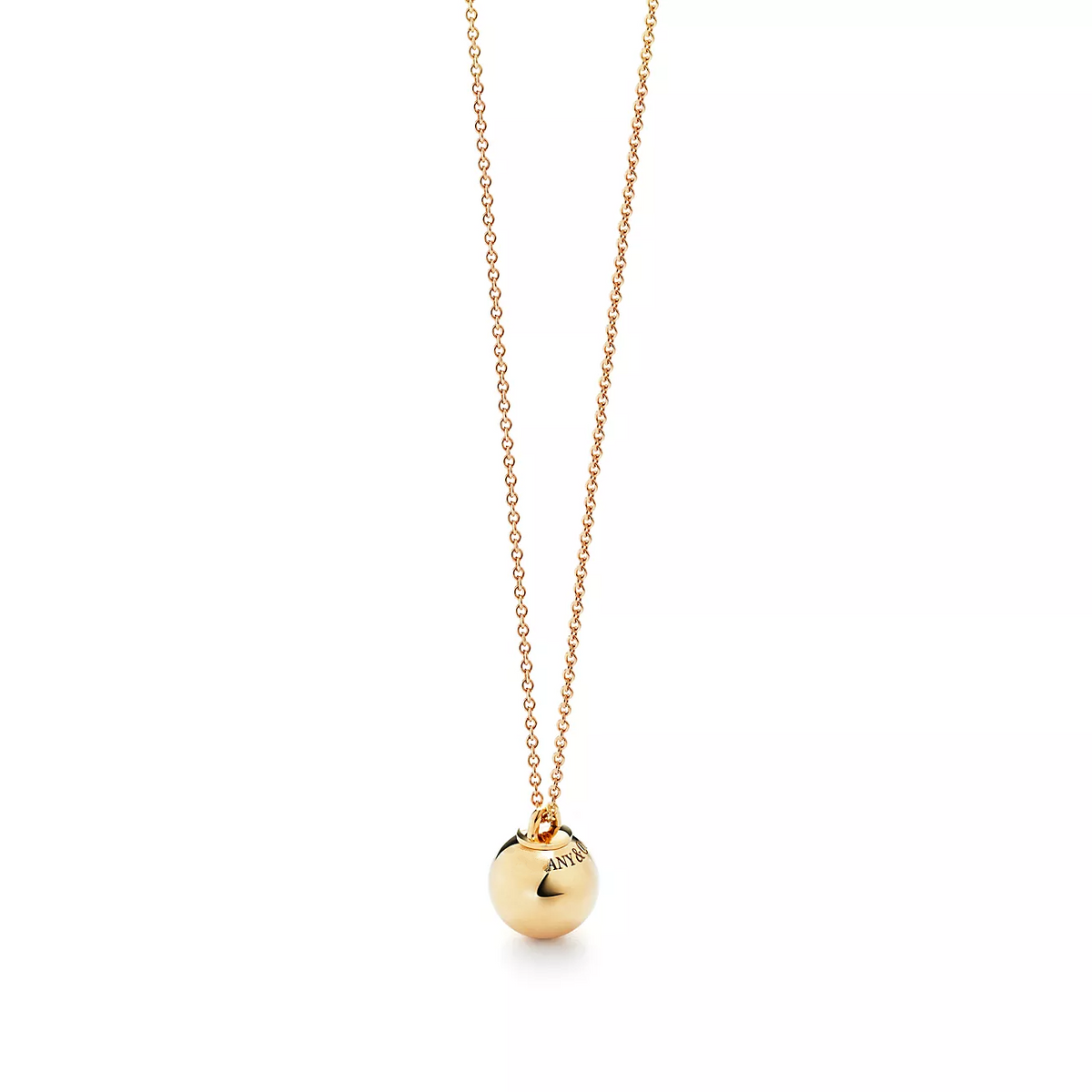 [Renovia Jewelry]BALL PENDANT 12.75MM NECKLACE