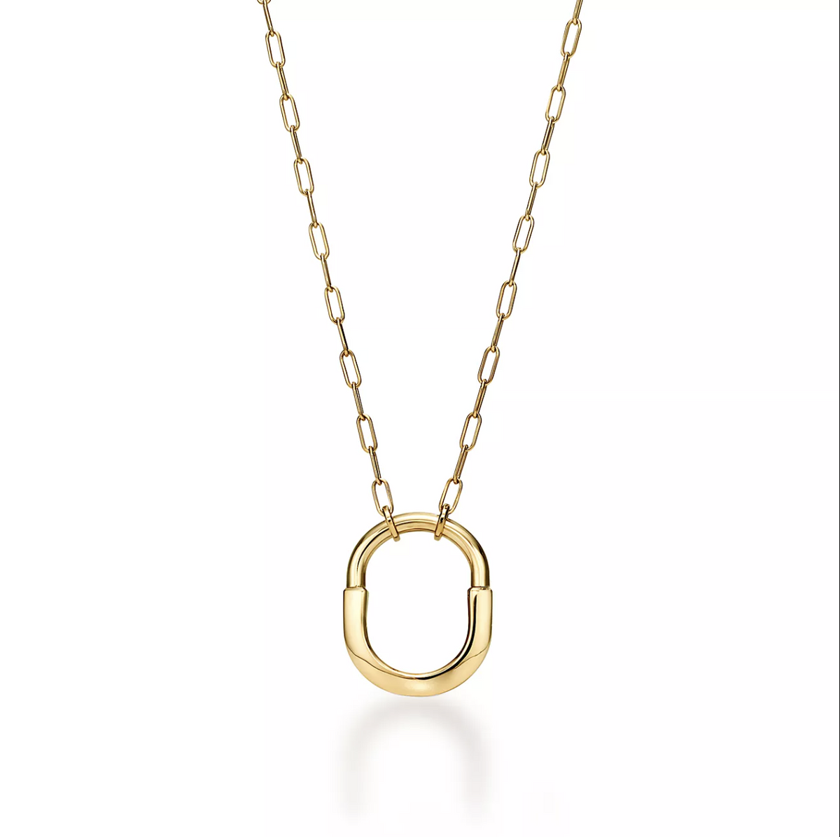 [Renovia Jewelry]LOCK NECKLACE GOLD