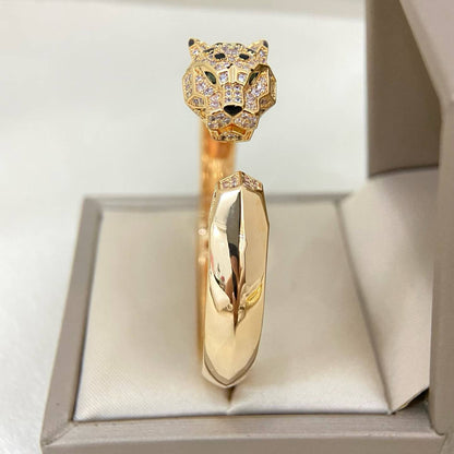 [Renovia Jewelry]DIAMOND MACHINE LEOPARD BRACELET
