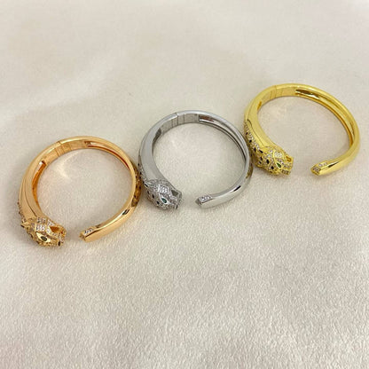 [Renovia Jewelry]DIAMOND MACHINE LEOPARD BRACELET