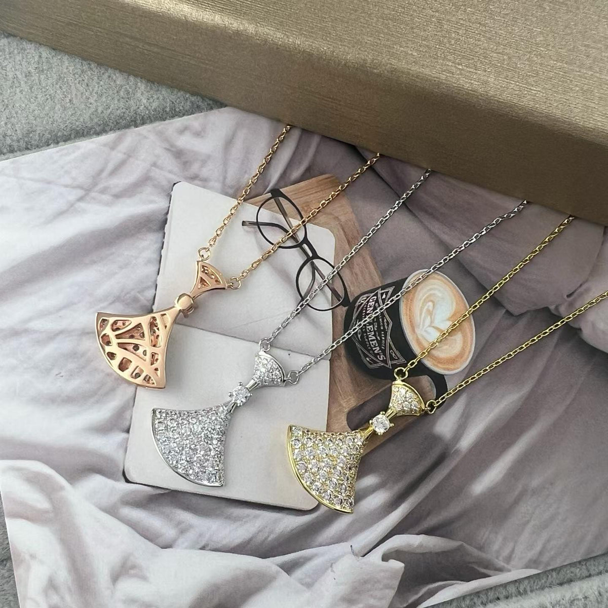 [Renovia Jewelry]DREAM NECKLACE FULL DIAMOND