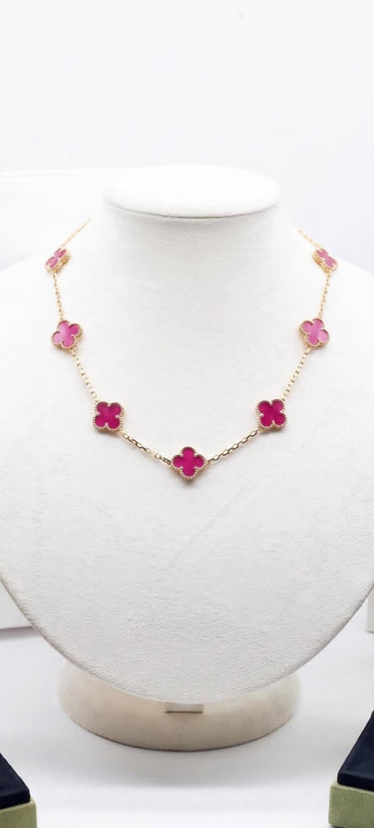 [Renovia Jewelry] 26 NEW PINK BUBBLE ENAMEL SET
