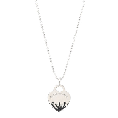 [Renovia Jewelry]COLOUR HEART SPLASH TAG NECKLACE