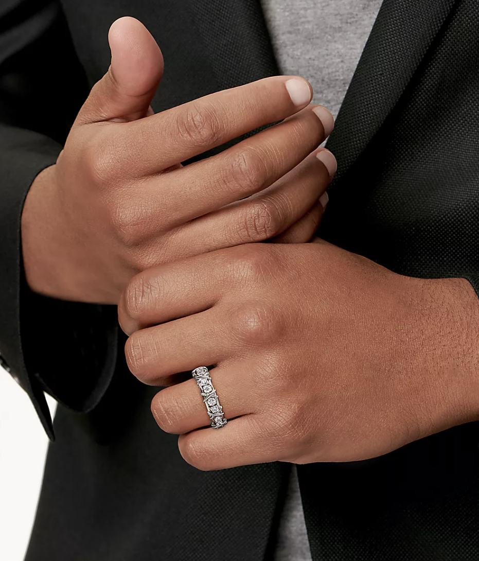 [Renovia Jewelry]SIXTEEN STONE SILVER RING