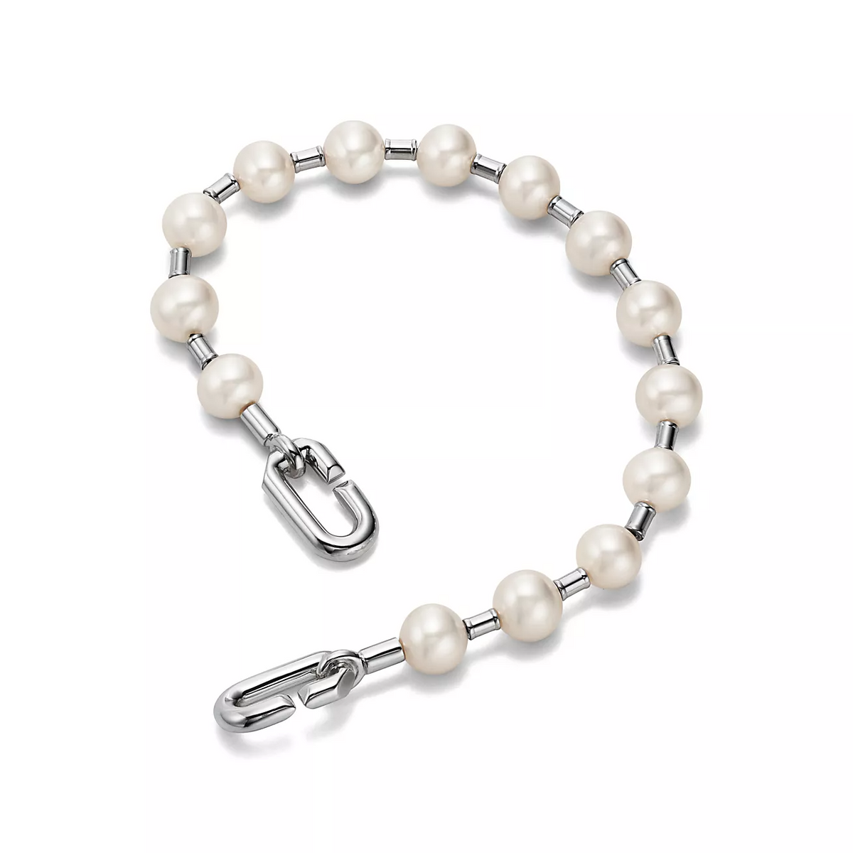[Renovia Jewelry]PEARL 7-8MM SILVER BRACELET