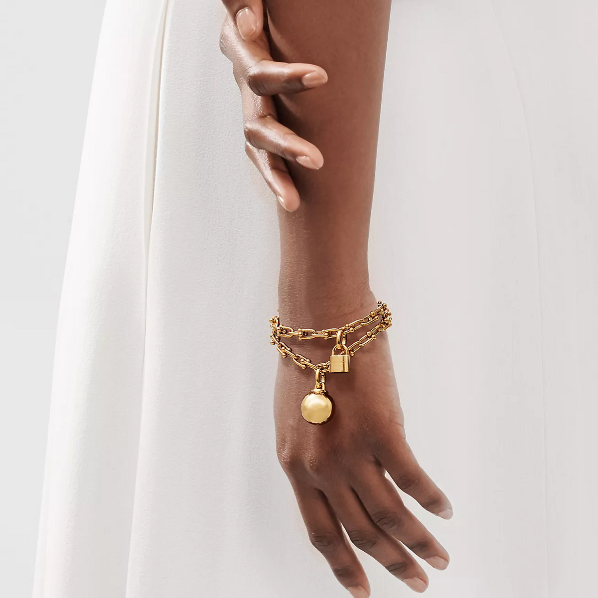 [Renovia Jewelry]HARDWEAR SMALL WRAP GOLD BRACELET