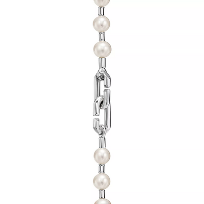 [Renovia Jewelry]PEARL 7-8MM SILVER BRACELET