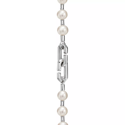 [Renovia Jewelry]PEARL LOCK SILVER BRACELET