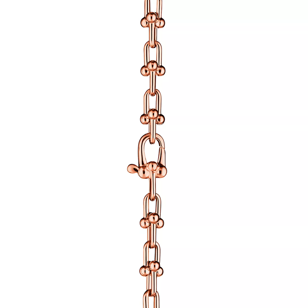 [Renovia Jewelry]HARDWEAR MICRO LINK 44 MOTIF PINK GOLD BRACELET