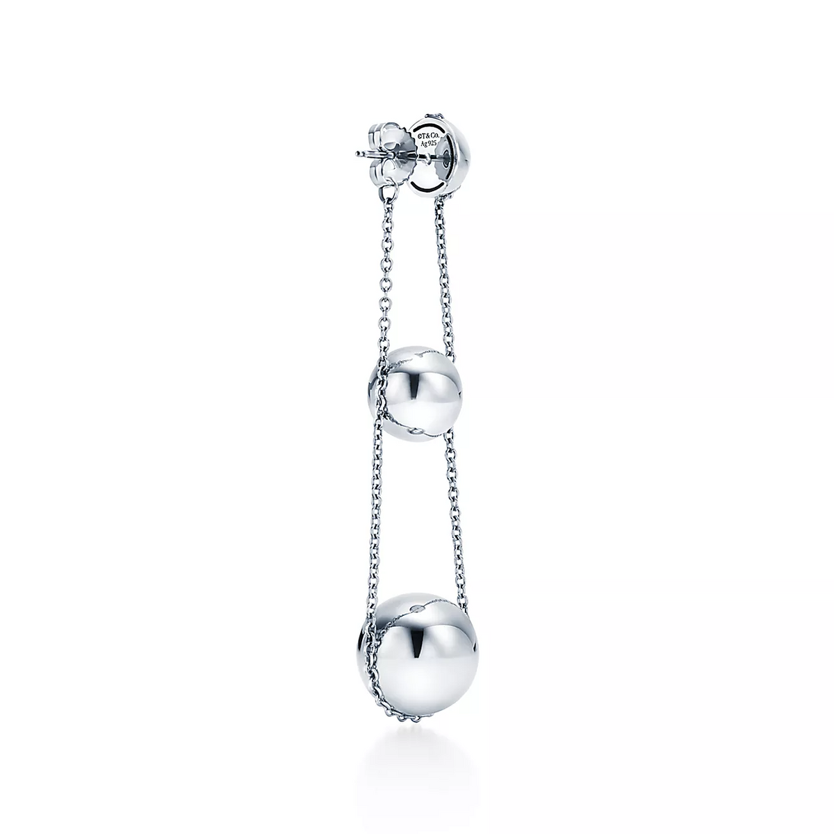[Renovia Jewelry]TRIPLE DROP SILVER EARRINGS