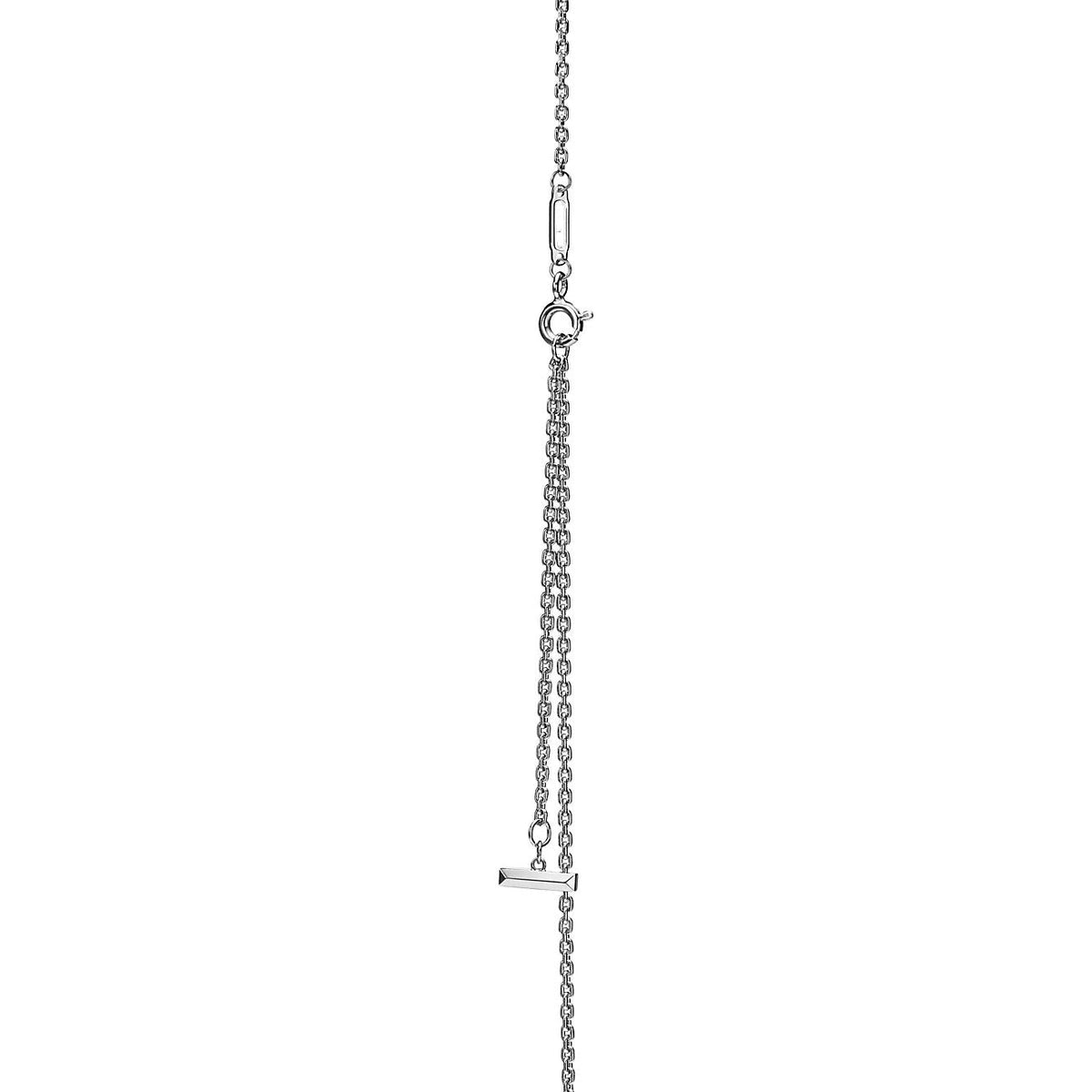 [Renovia Jewelry]T CIRCLE PENDENT SILVER NECKLACE